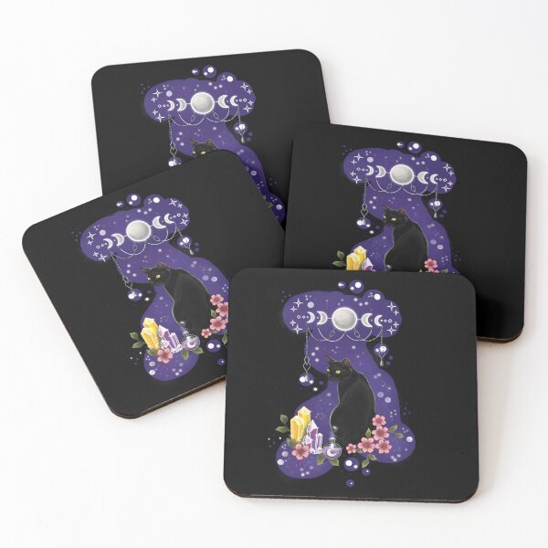 Item preview, Witchy Cat designed and sold by MoonMothKreativ.
