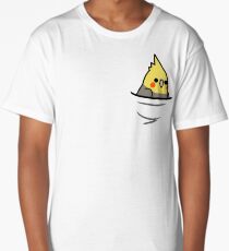 Too Many Birds! - Yellow Cockatiel Long T-Shirt