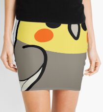 Too Many Birds! - Yellow Cockatiel Mini Skirt
