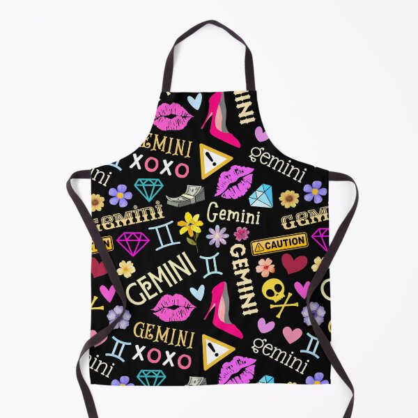 Item preview, Neon Gemini All Over Pattern designed and sold by Hellofriendco.