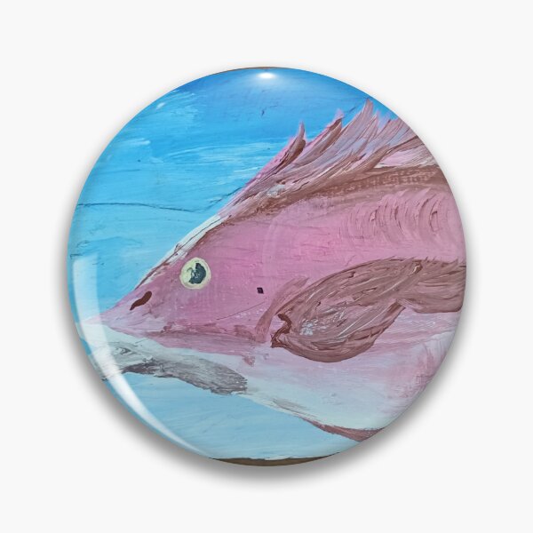 Item preview, Red snapper fish painting photo designed and sold by vibeno1.