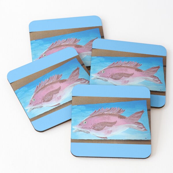 Item preview, Red snapper fish painting photo designed and sold by vibeno1.