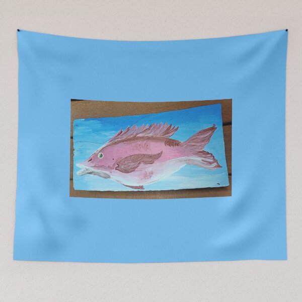 Item preview, Red snapper fish painting photo designed and sold by vibeno1.