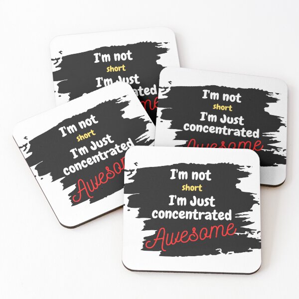 Item preview, I'm not short, i'm just concentrated awesome designed and sold by travmar04.
