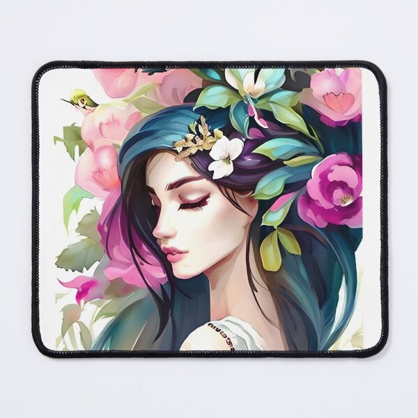 Item preview, Mother Earth with Flowers designed and sold by PravTheGeek.