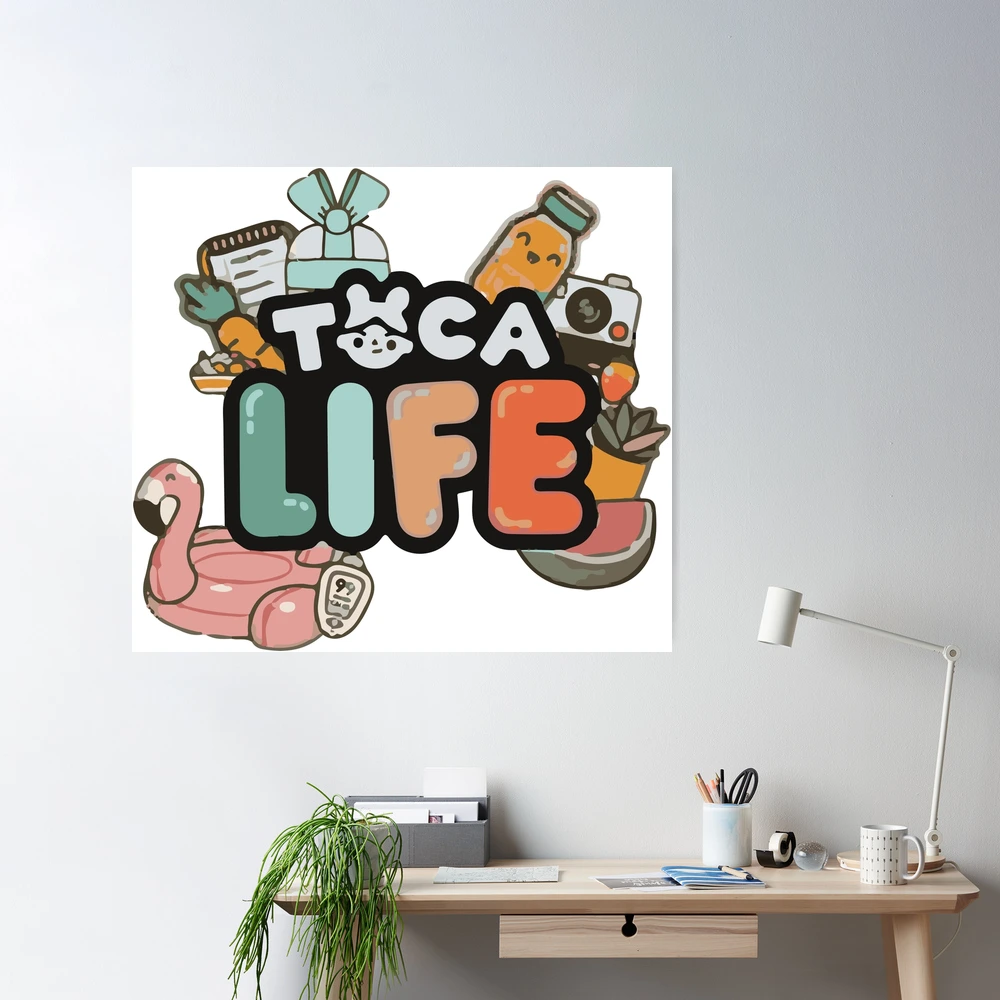 toca boca and gacha life Poster for Sale by kader011