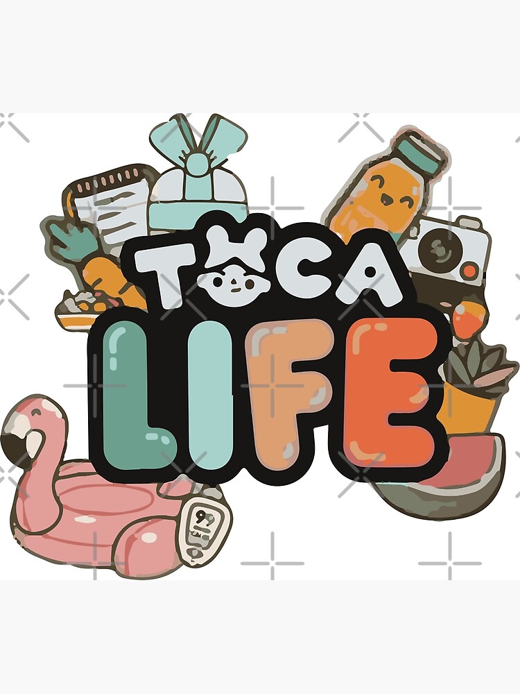 toca boca and gacha life Photographic Print for Sale by kader011