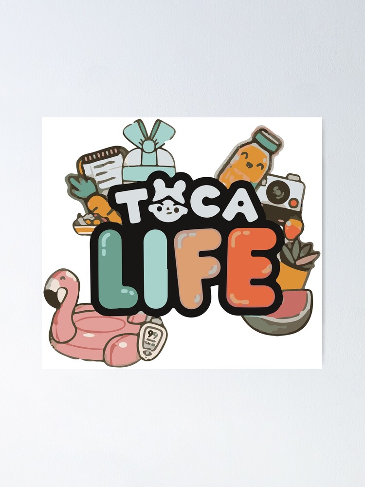 toca boca and gacha life Art Print for Sale by kader011