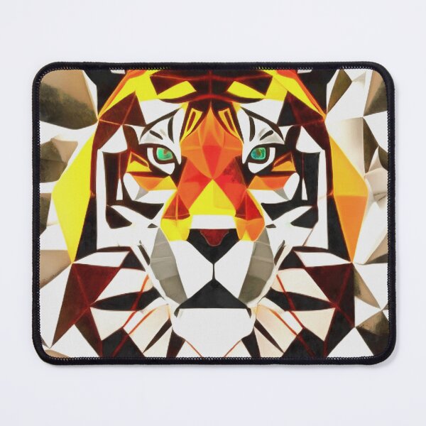 Item preview, Tiger Tiger Fearful Symmetry Geometric Art designed and sold by taiche.