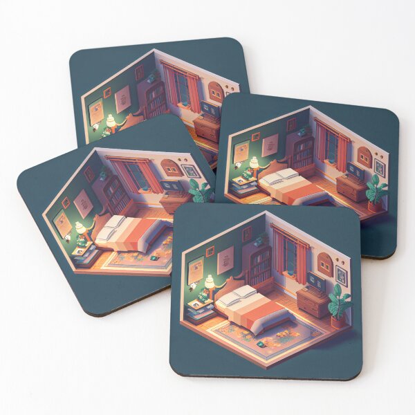 Item preview, Cozy Bedroom 1 designed and sold by LonelyKraken.