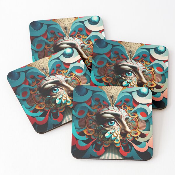 Item preview, Retrato surrealista: "Persona mística" designed and sold by artbankai.