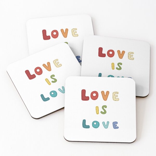 Item preview, Love Is Love | Block Lettering designed and sold by SpiralingMind.