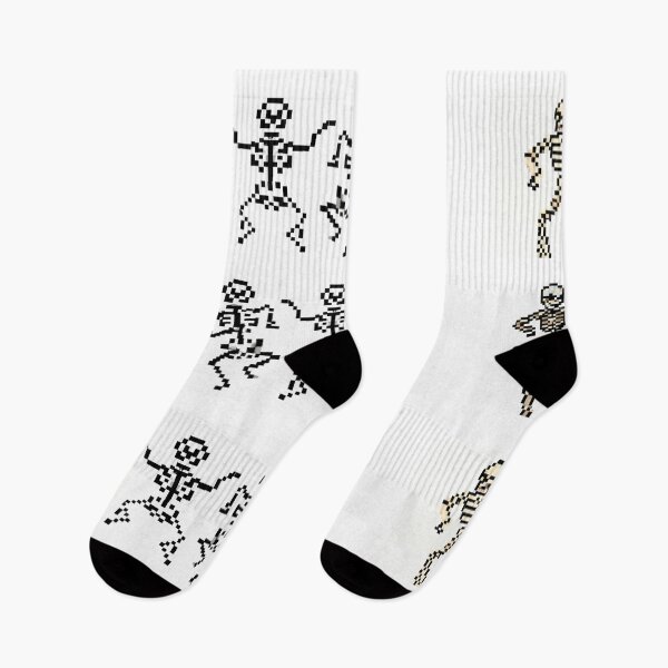 Item preview, Pixle Dancing Skeletons. designed and sold by SilverGhostNine.