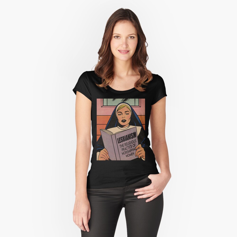 Item preview, Fitted Scoop T-Shirt designed and sold by Msbhaiive.