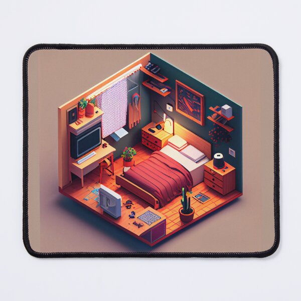Item preview, Cozy Bedroom 5 designed and sold by LonelyKraken.