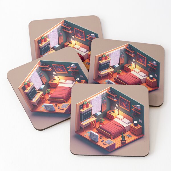 Item preview, Cozy Bedroom 5 designed and sold by LonelyKraken.