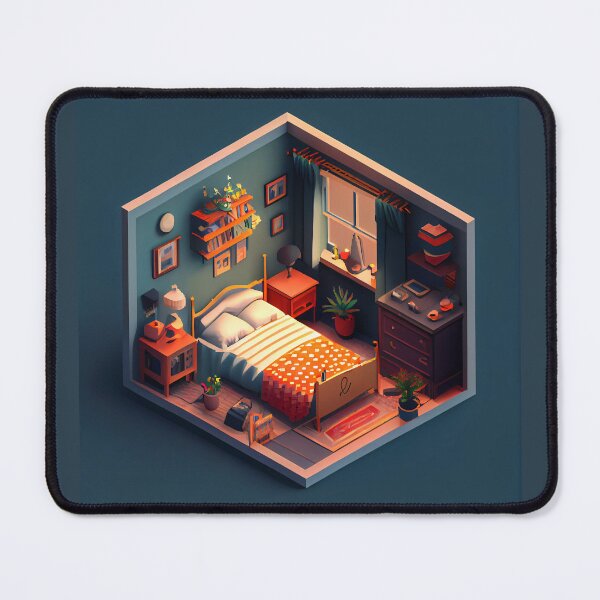 Item preview, Cozy Bedroom 6 designed and sold by LonelyKraken.