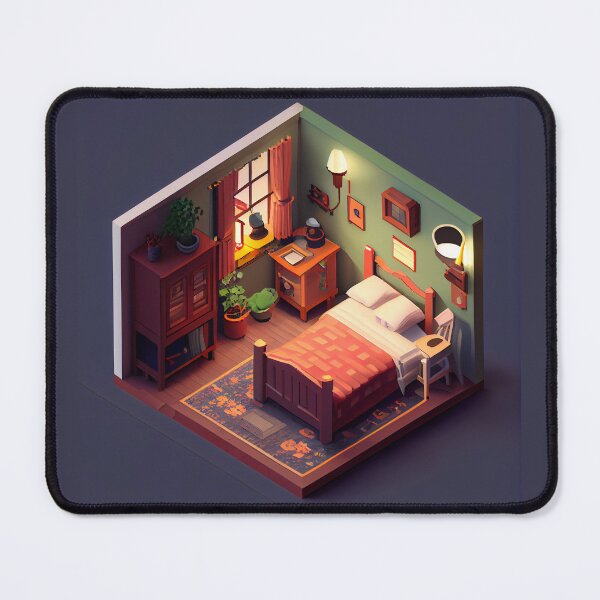 Item preview, Cozy Bedroom 7 designed and sold by LonelyKraken.