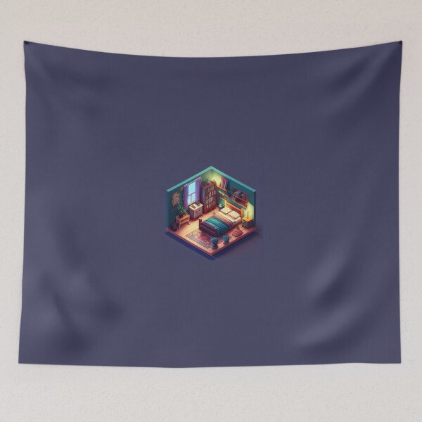 Item preview, Cozy Bedroom 8 designed and sold by LonelyKraken.