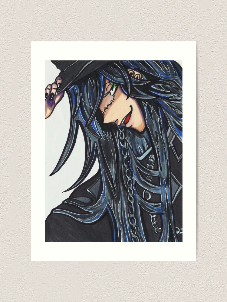 The Undertaker Art Print By Sketchinglaur Redbubble