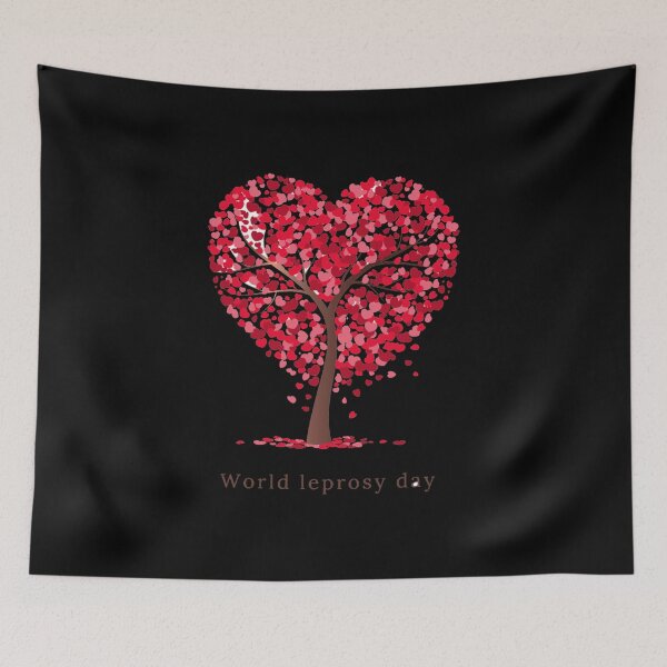 Item preview, World Leprosy Day World Leprosy Day World Leprosy Day World leprosy daystickierTree of hearts  designed and sold by CatherineRogers.