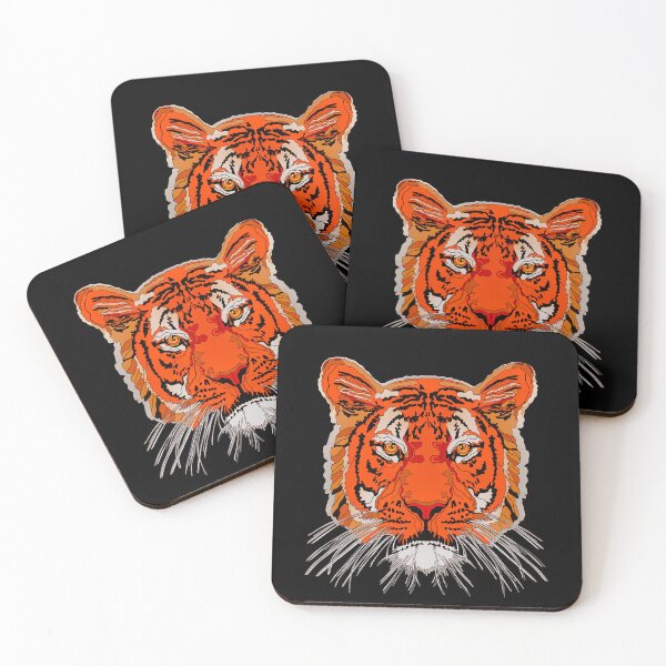 Item preview, Tiger face drawing designed and sold by DaveDanchuk.