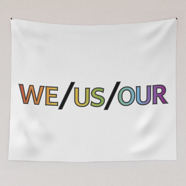 Item preview, Pronouns: We / Us / Our (LQBTQIA+) - Ally Support designed and sold by MoePark.