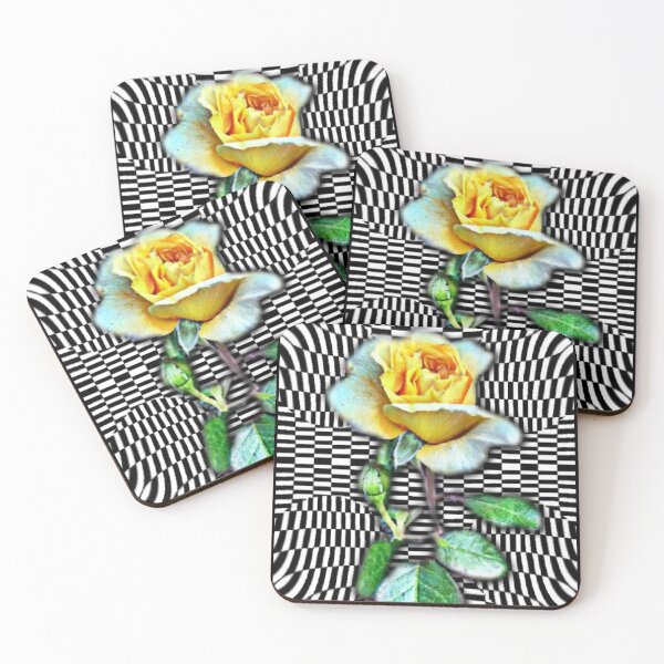 Item preview, Yellow Psychedelic Rose Illusion designed and sold by PPPimp.