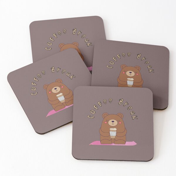 Item preview, Coffee Break - Funny Yoga Puns designed and sold by LMoonDesigns.