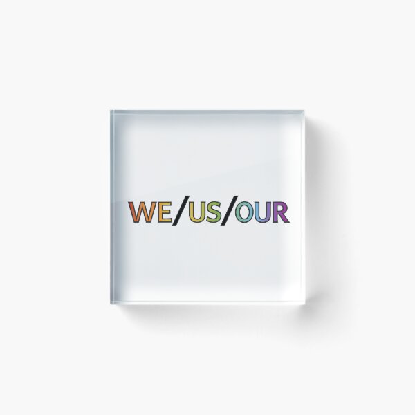 Item preview, Pronouns: We / Us / Our (LQBTQIA+) - Ally Support designed and sold by MoePark.