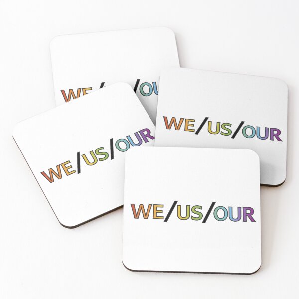 Item preview, Pronouns: We / Us / Our (LQBTQIA+) - Ally Support designed and sold by MoePark.