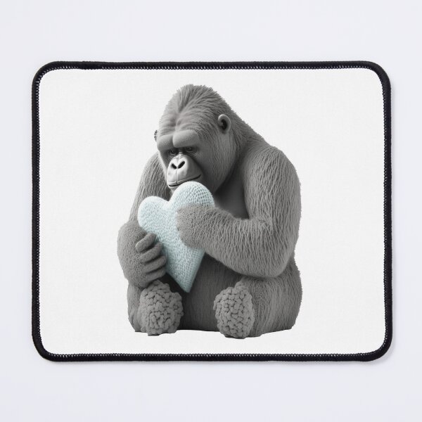 Item preview, Knitted Mountain Gorilla Love Valentines Day For Her designed and sold by Brockinator.