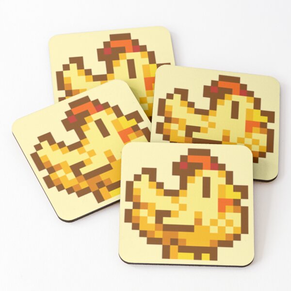 Item preview, Stardew Valley Golden Chicken designed and sold by chromaticlux.