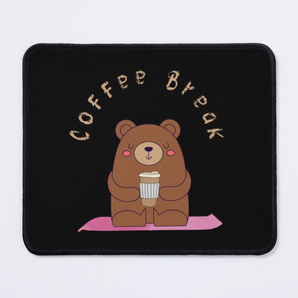 Item preview, Coffee Break - Funny Yoga Puns designed and sold by LMoonDesigns.