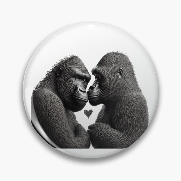 Item preview, Knitted Gorilla Love Valentines Day For Her designed and sold by Brockinator.