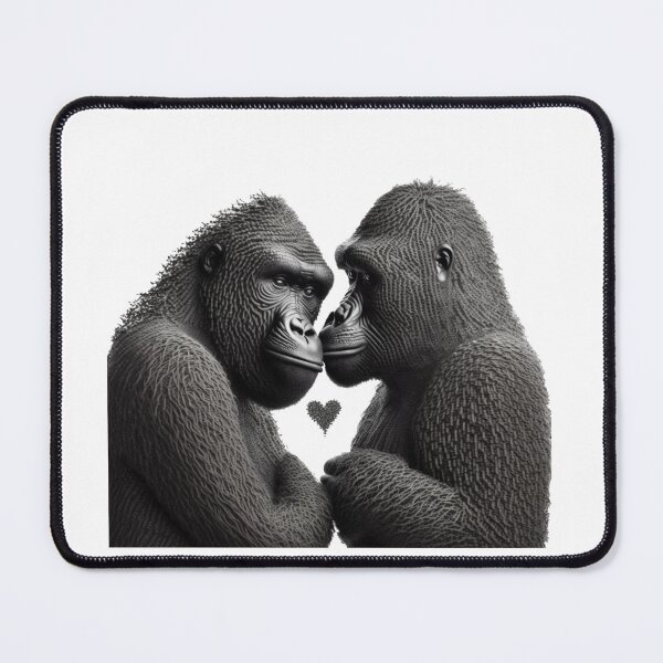 Item preview, Knitted Gorilla Love Valentines Day For Her designed and sold by Brockinator.