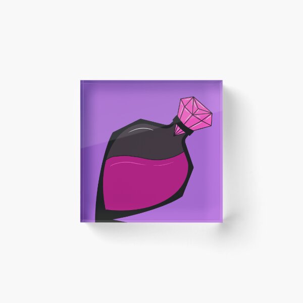 Item preview, Pink and Purple Love Potion Vial Bottle designed and sold by Decaying-corpse.