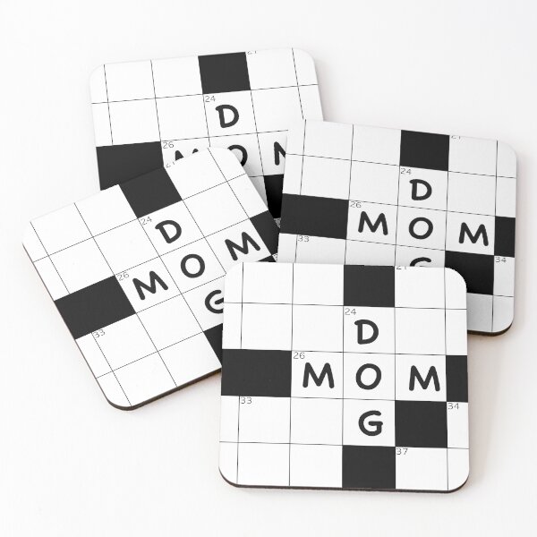 Item preview, Dog Mom Crossword Puzzle designed and sold by 8PawsStudio.