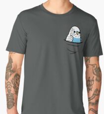 Too Many Birds! - Blue Budgie Men's Premium T-Shirt