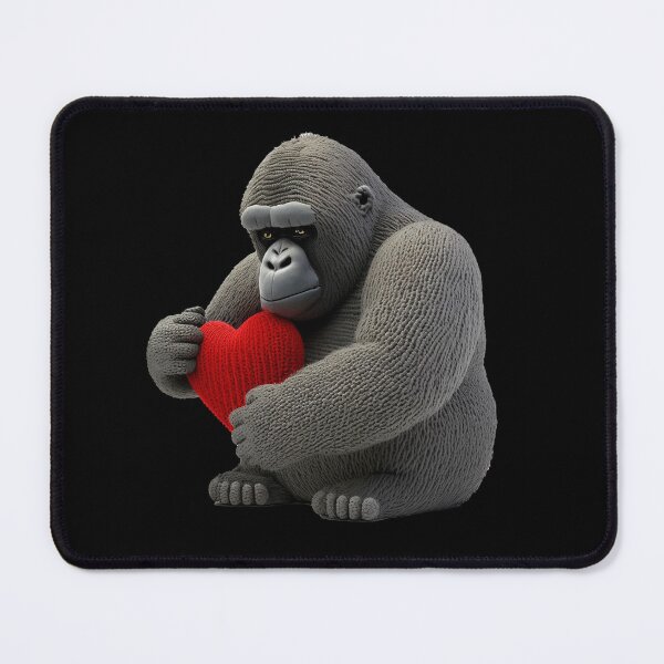 Item preview, Knitted Mountain Gorilla Love Valentines Day For Her designed and sold by Brockinator.