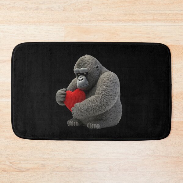 Item preview, Knitted Mountain Gorilla Love Valentines Day For Her designed and sold by Brockinator.