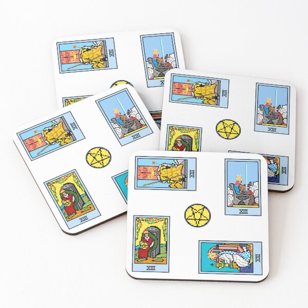 Item preview, Pixel Waite Tarot Minor Arcana Court Cards Queens - 86th Sticker Pack and Magnets designed and sold by Pixel Waite.