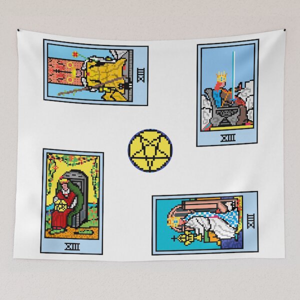 Item preview, Pixel Waite Tarot Minor Arcana Court Cards Queens - 86th Sticker Pack and Magnets designed and sold by Pixel Waite.