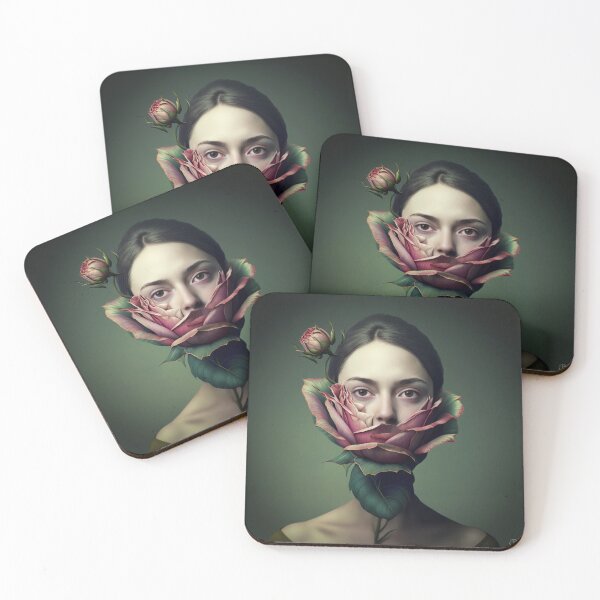 Item preview, Fine Art Portrait of A Woman as A Flower designed and sold by Daniel Leighton.