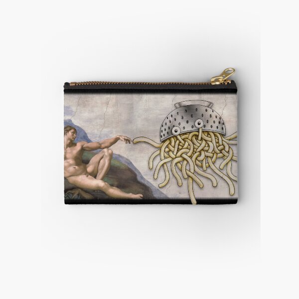 Item preview, FSM Creation of Adam Touched By His Noodly Appendage Pastafarian Flying Spaghetti Monster designed and sold by DooodleGod.