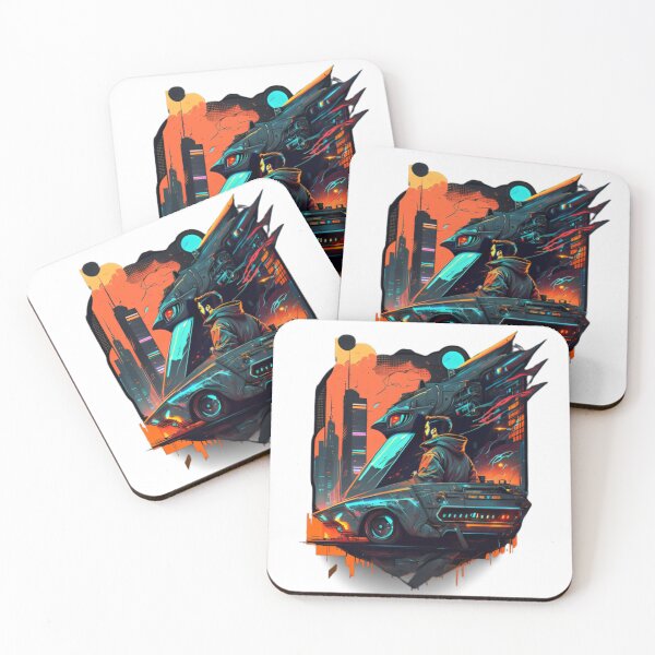 Item preview, Retro wave apocalypse designed and sold by Lateef Prints.