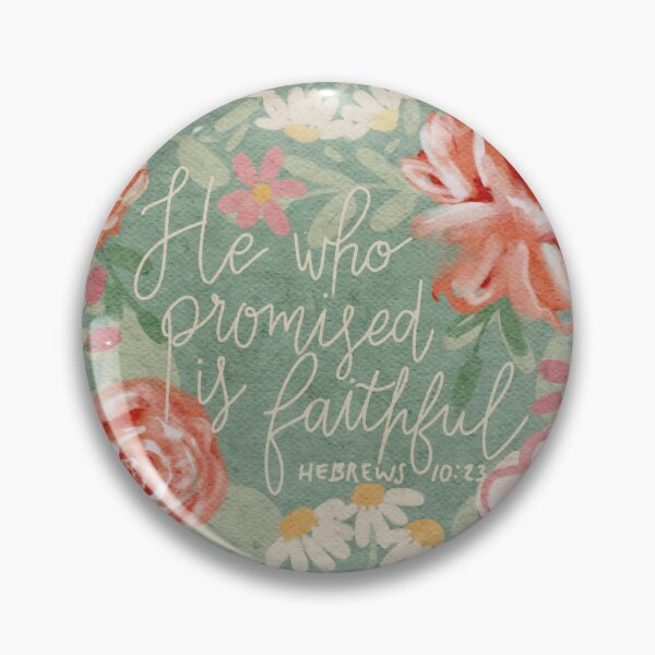 Item preview, He who promised is faithful | Bible Scripture Art  designed and sold by Harpley Design Studio.
