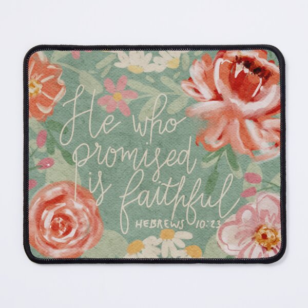 Item preview, He who promised is faithful | Bible Scripture Art  designed and sold by Harpley Design Studio.