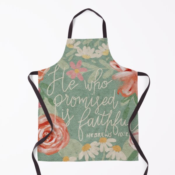 Item preview, He who promised is faithful | Bible Scripture Art designed and sold by Harpley Design Studio.