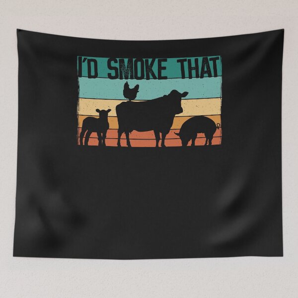 Item preview, I smoke this - Retro BBQ Smoker designed and sold by ChrisFeil.